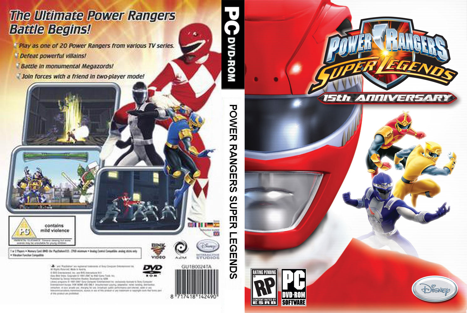 Power Rangers: Super Legends - DVD obal