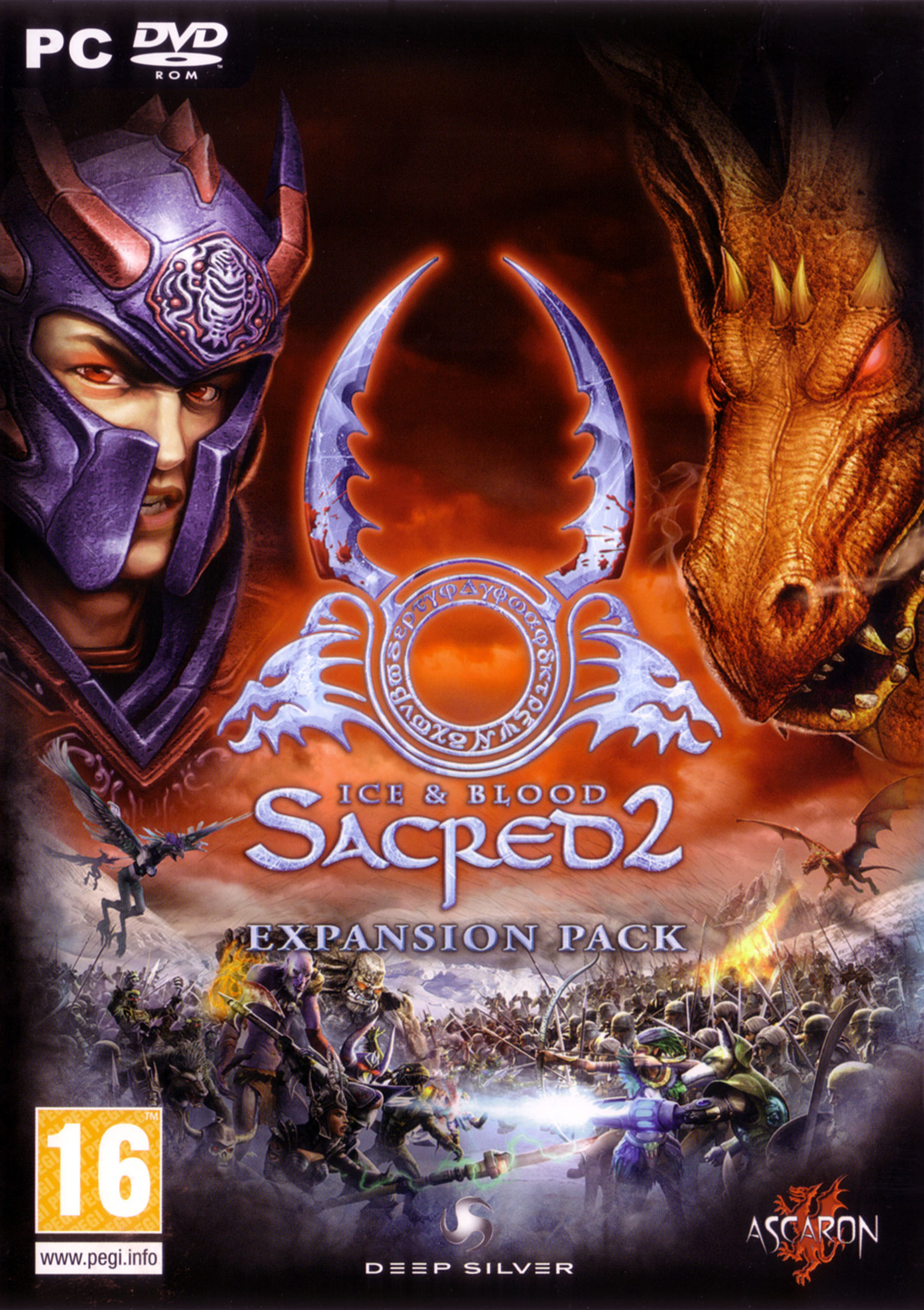 Sacred 2: Ice & Blood - predn DVD obal