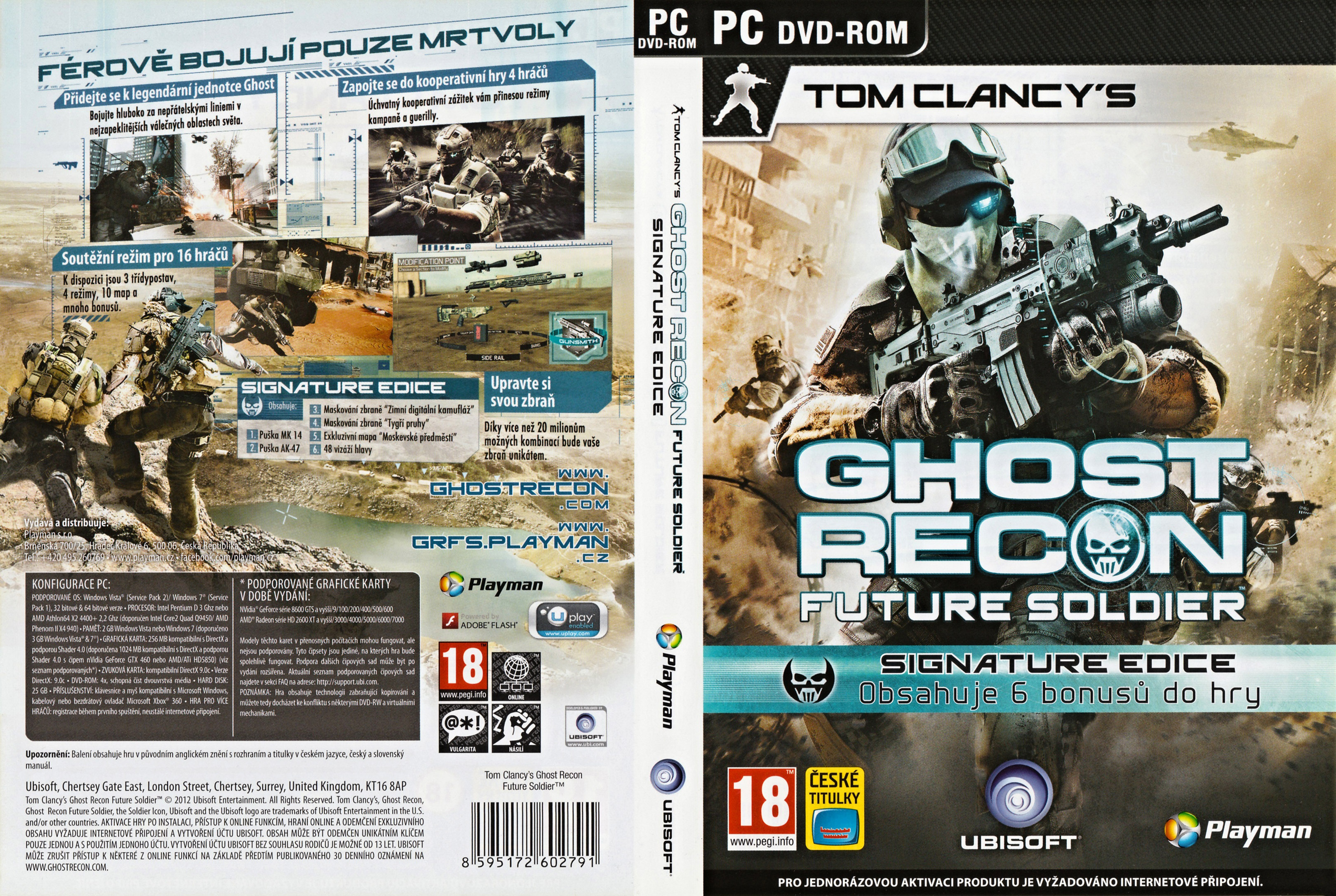 Ghost Recon: Future Soldier - DVD obal 2