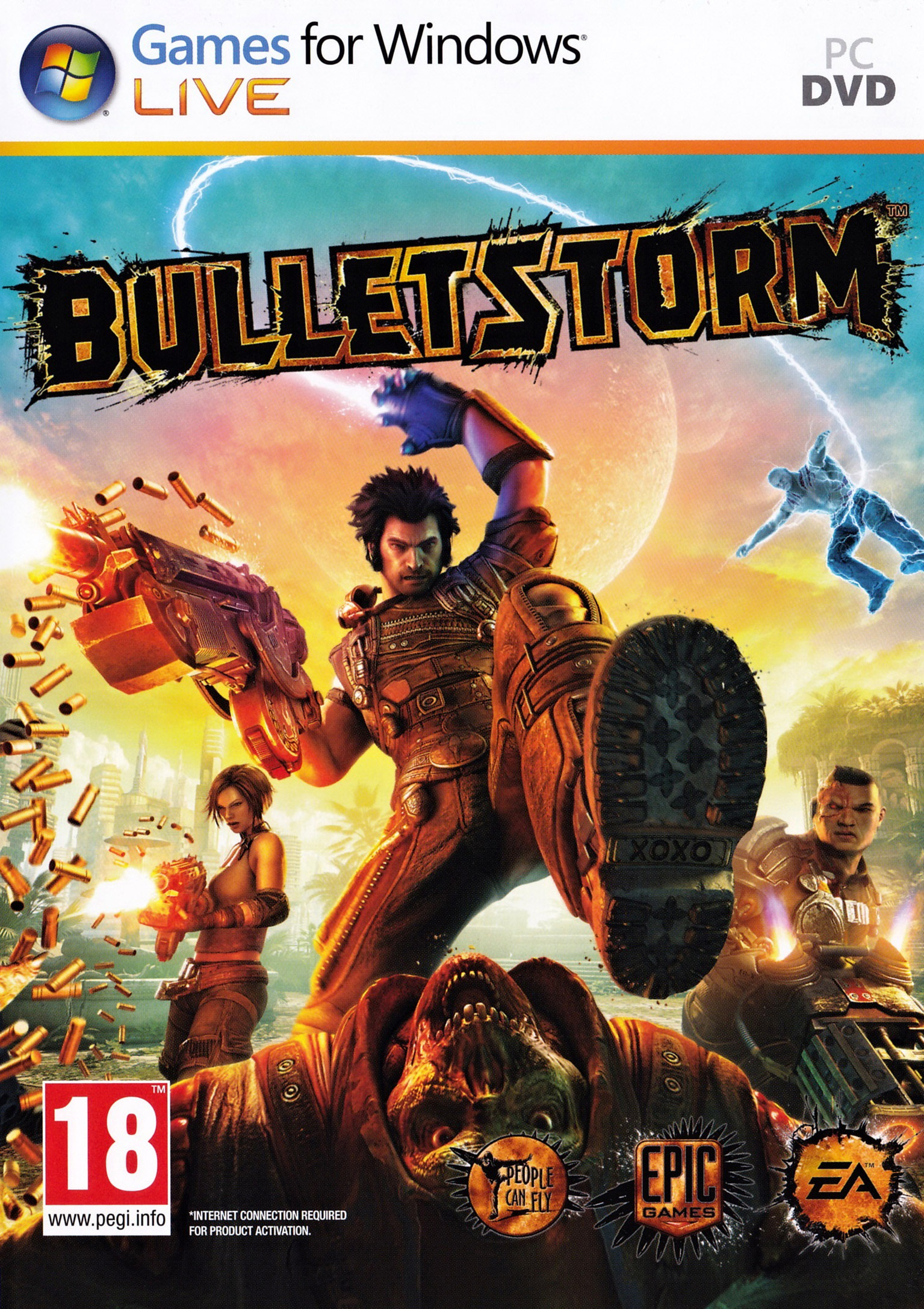 Bulletstorm - predn DVD obal