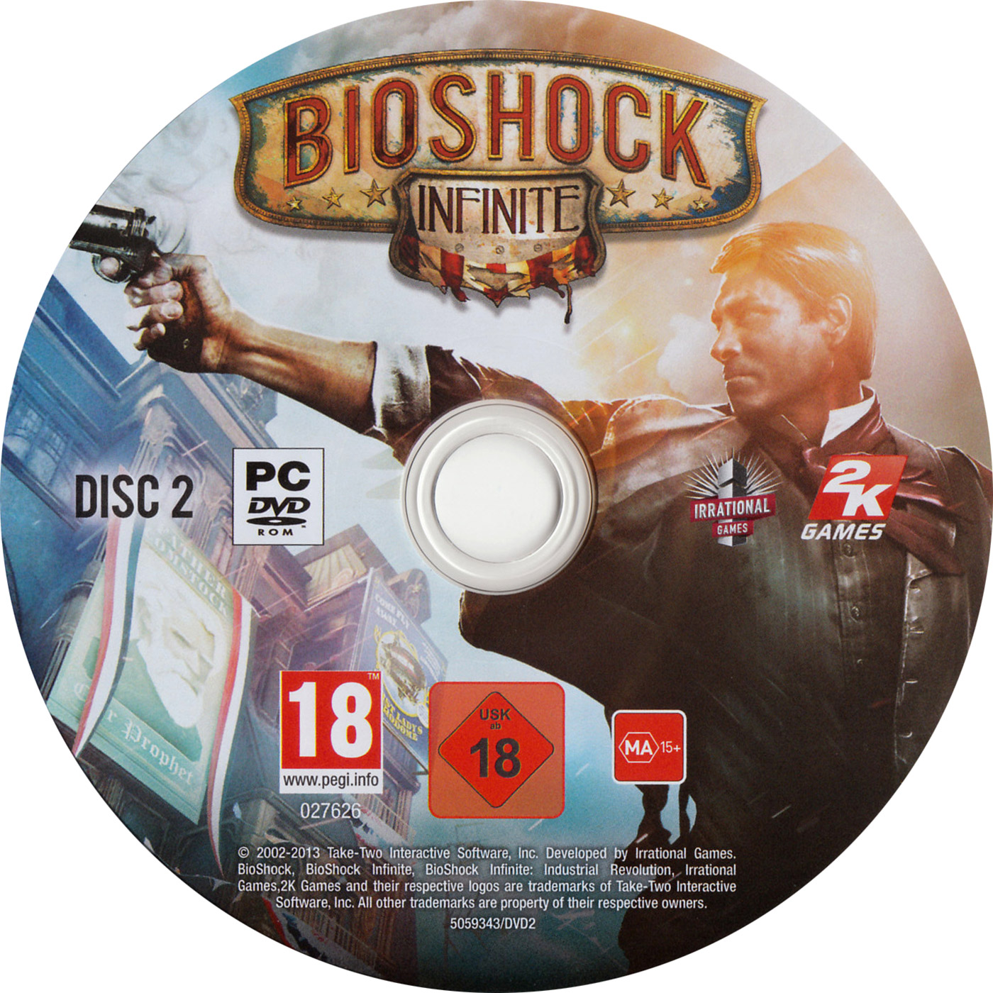 BioShock: Infinite - CD obal 2