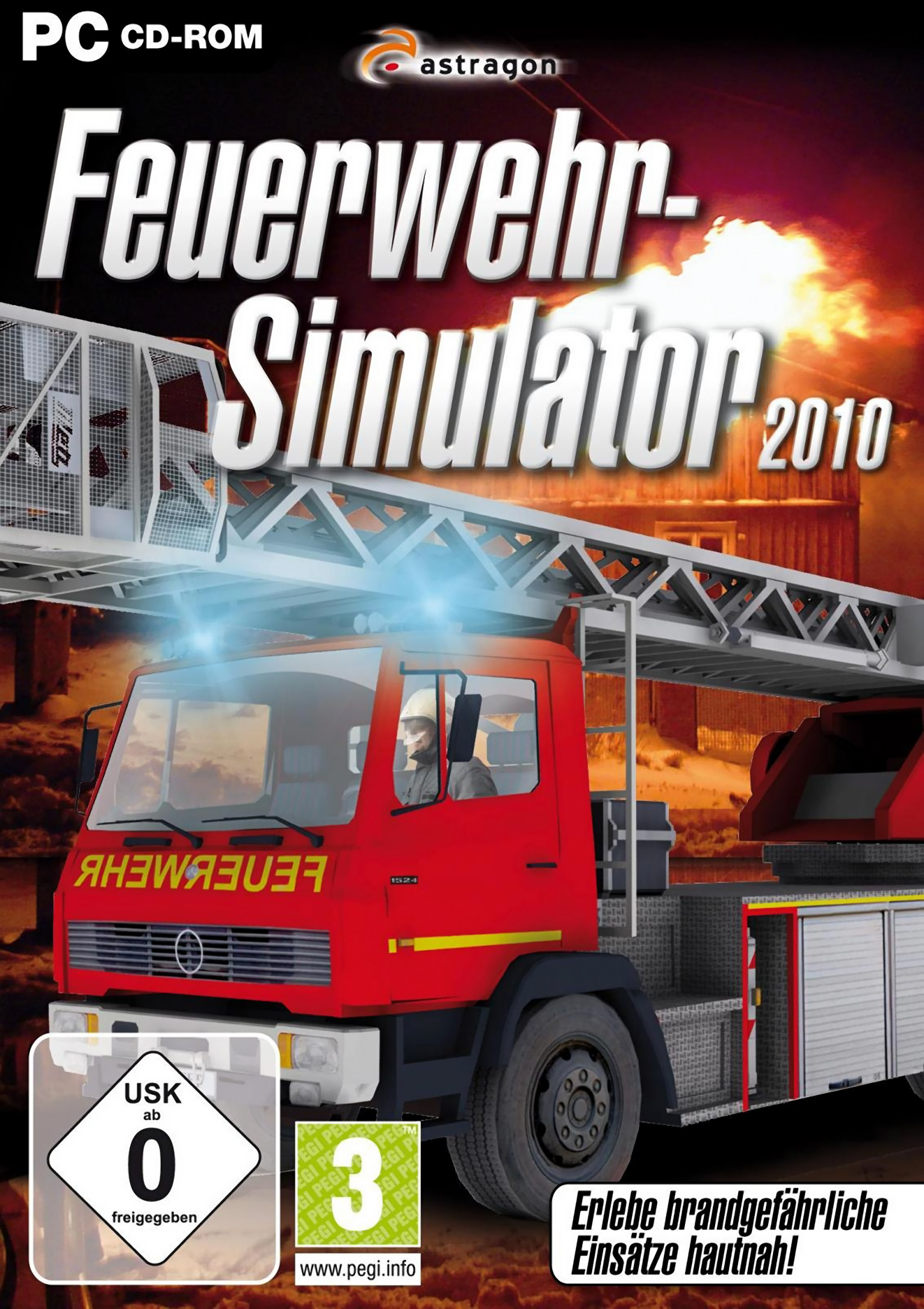 Feuerwehr Simulator 2010 - predn DVD obal