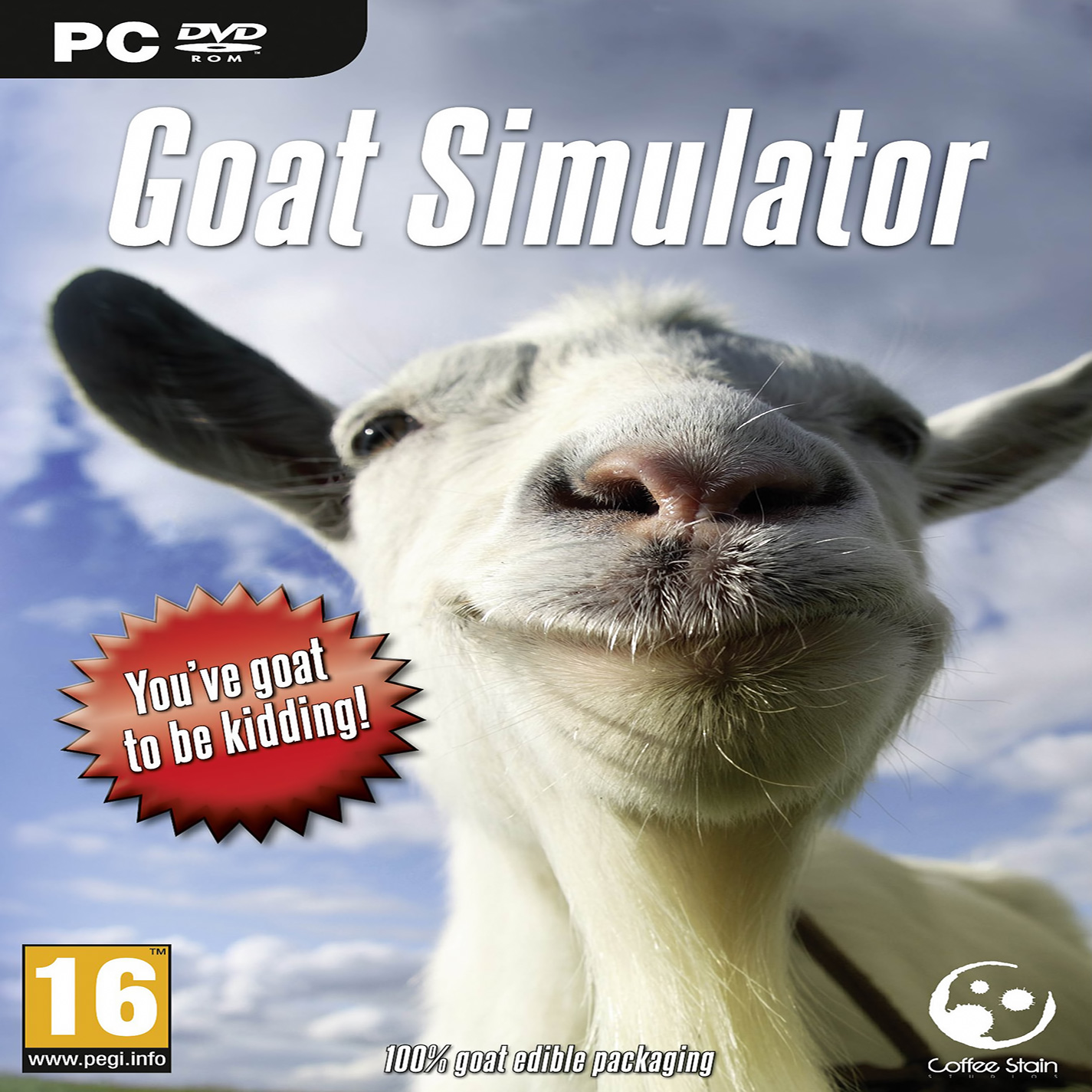 Goat Simulator - predn CD obal