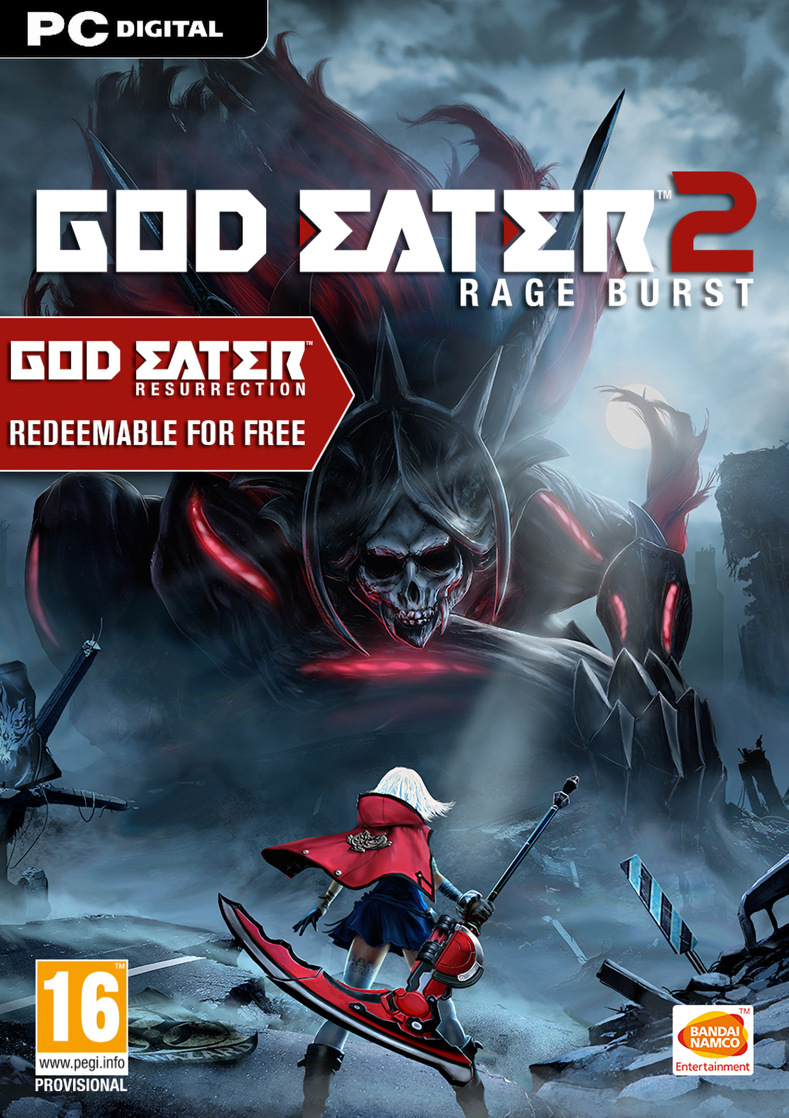 God Eater 2: Rage Burst - predn DVD obal