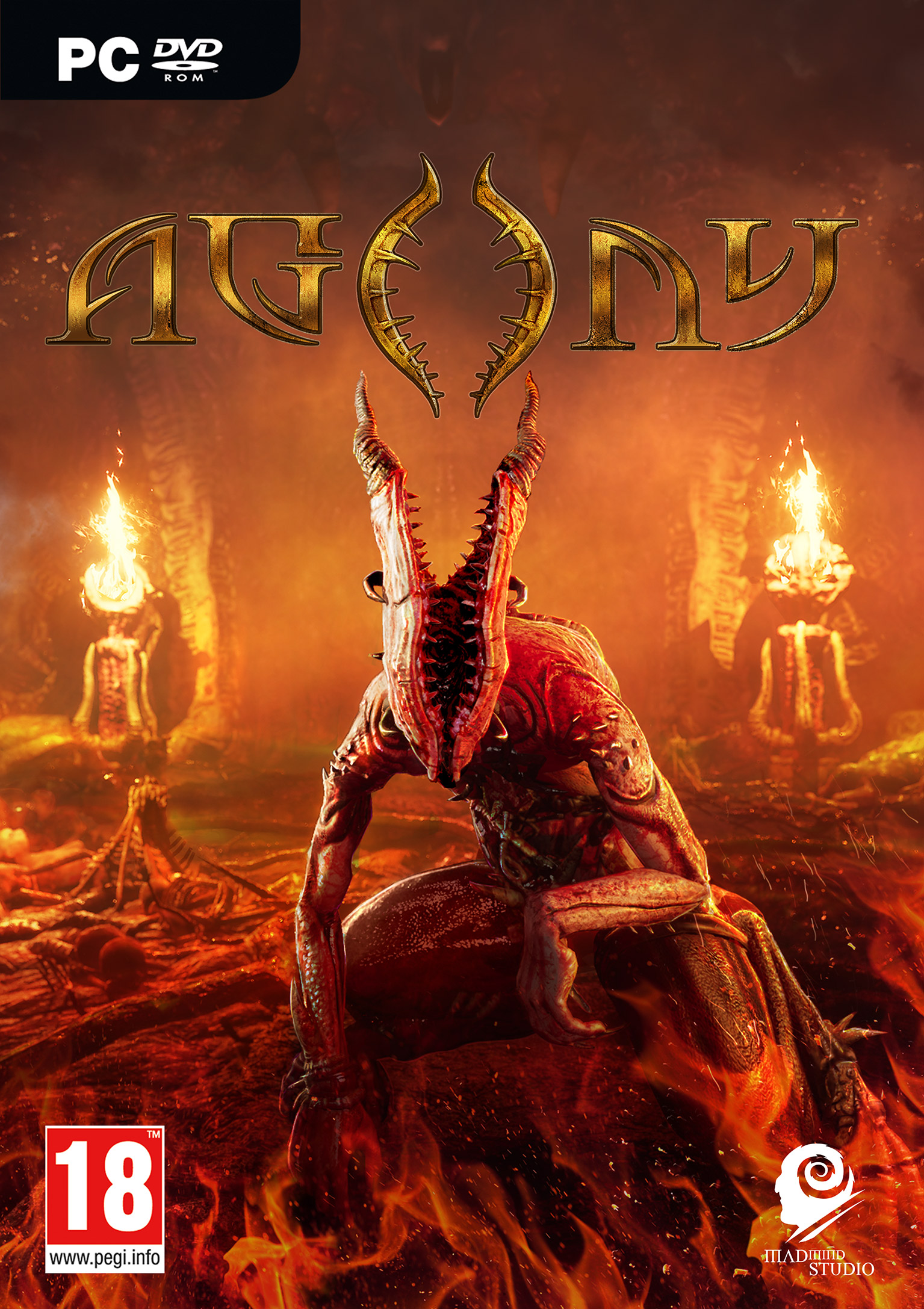 Agony - predn DVD obal