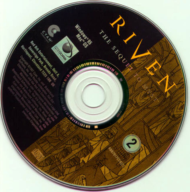 Riven: The Sequel to Myst - CD obal 2