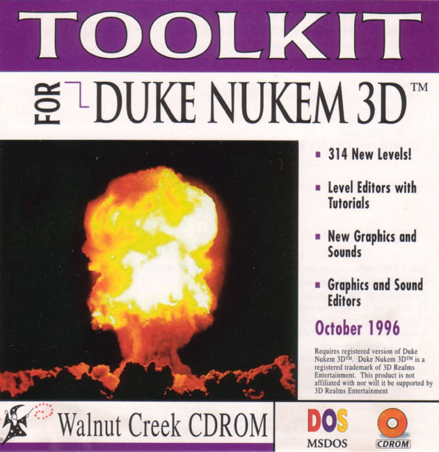 Toolkit for Duke Nukem 3D - predn CD obal