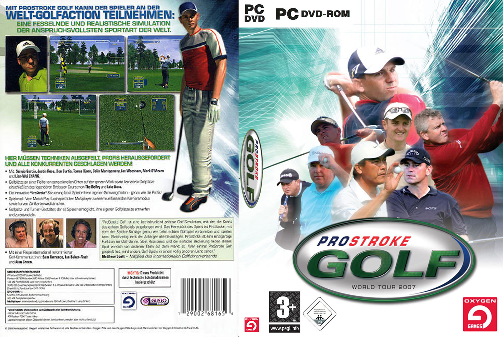 ProStroke Golf: World Tour 2007 - DVD obal