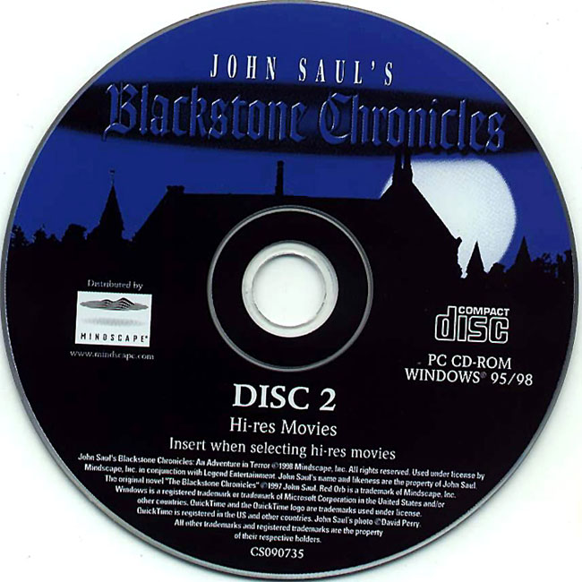 Blackstone Chronicles (John Saul's) - CD obal 2