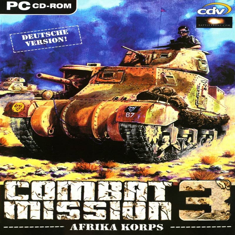 Combat Mission 3: Afrika Korps - predn CD obal