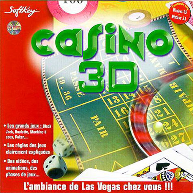 Casino 3D - predn CD obal
