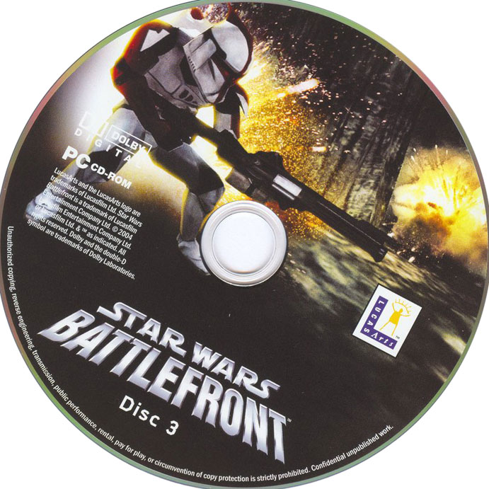 Star Wars: BattleFront (2004) - CD obal 3
