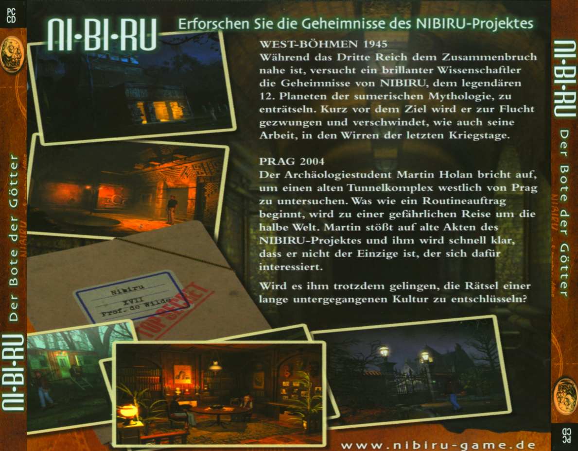 Nibiru: Messenger of the Gods - zadn CD obal