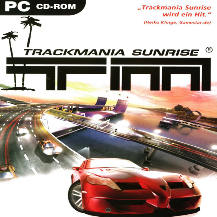 TrackMania Sunrise - predn CD obal