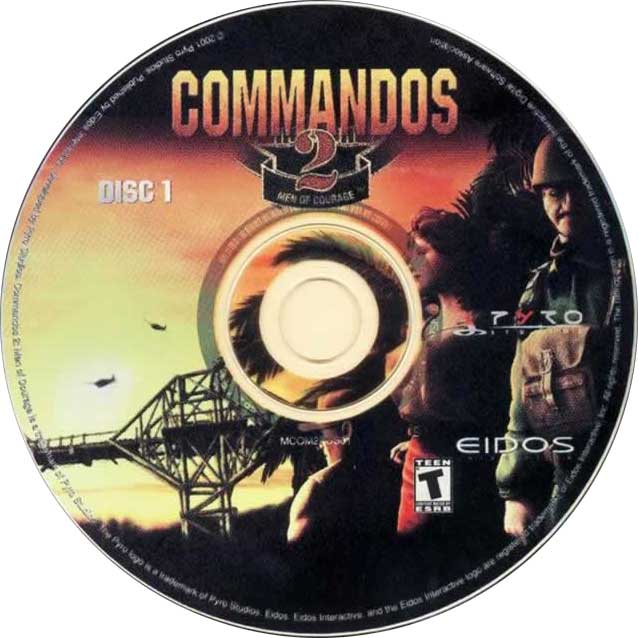 Commandos 2: Men of Courage - CD obal 4
