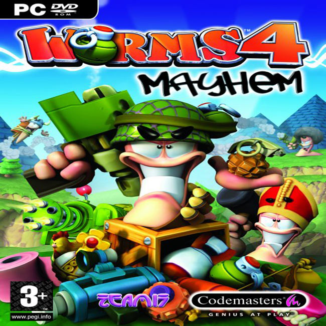 Worms 4: Mayhem - predn CD obal