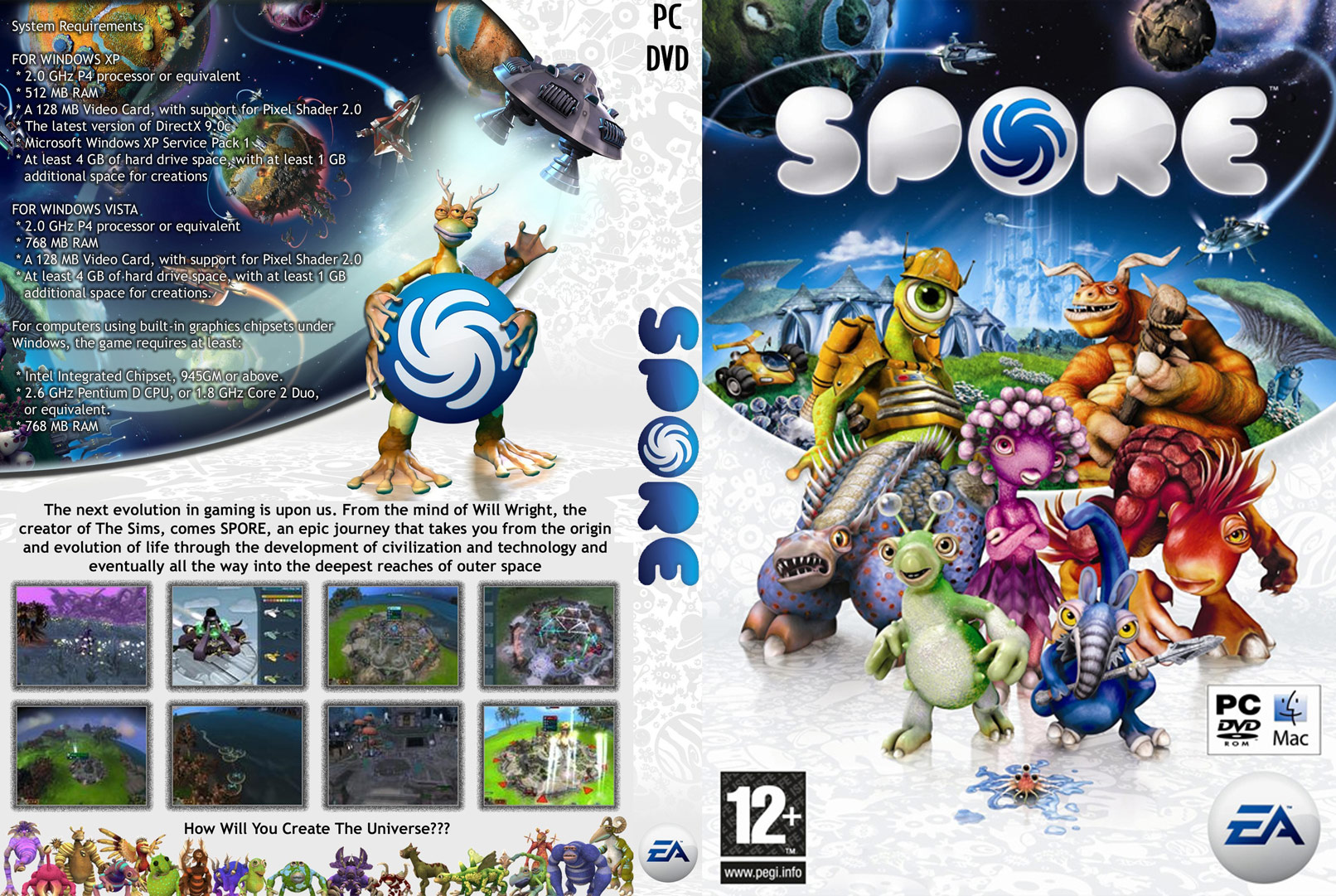 Spore - DVD obal