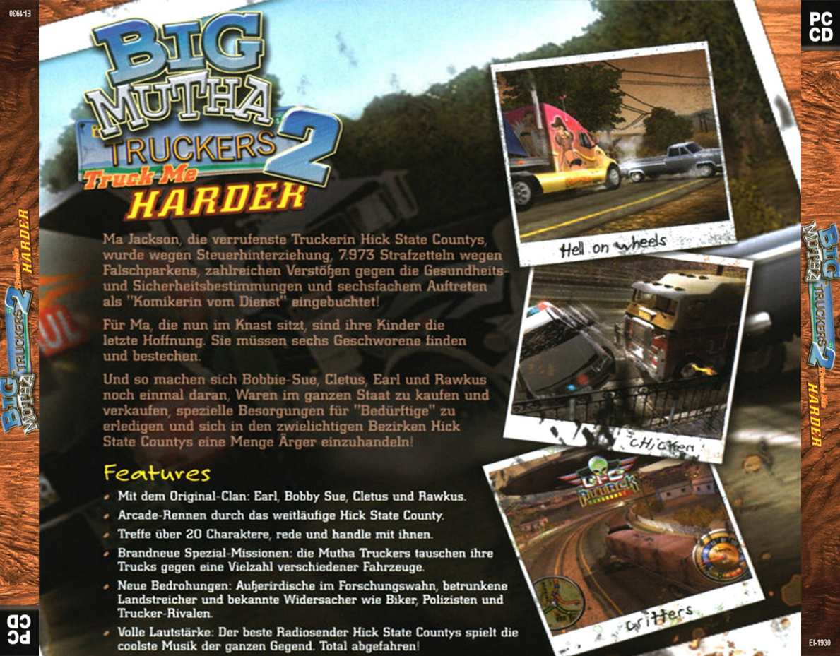 Big Mutha Truckers 2: Truck Me Harder - zadn CD obal