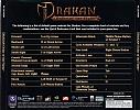 Drakan: Order of the Flame - zadn CD obal