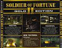 Soldier of Fortune 2: Gold Edition - zadn CD obal