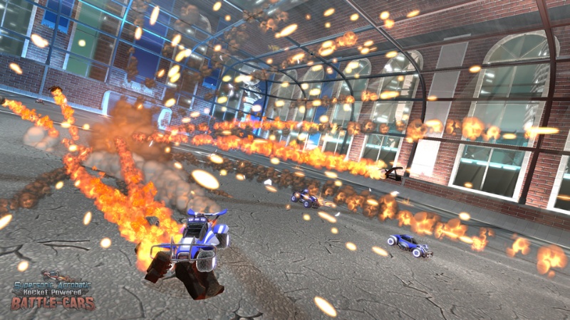 Supersonic Acrobatic Rocket-Powered Battle-Cars - screenshot 5