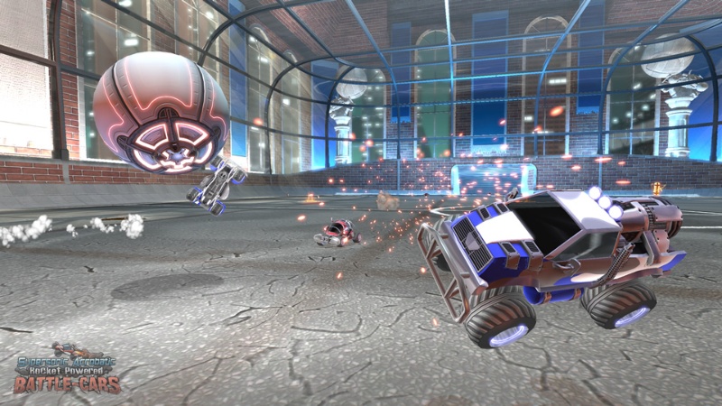 Supersonic Acrobatic Rocket-Powered Battle-Cars - screenshot 1