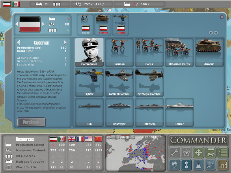 Military History Commander: Europe at War - screenshot 9