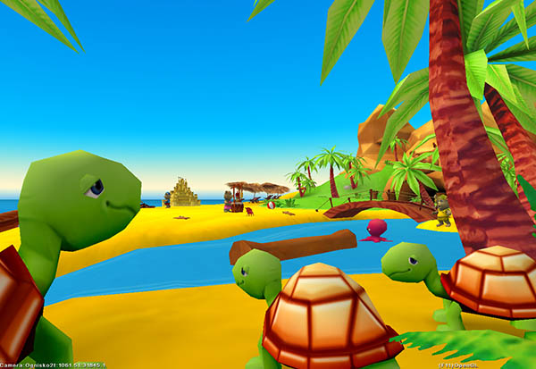 Hubert the Teddy Bear: Holiday Island - screenshot 1