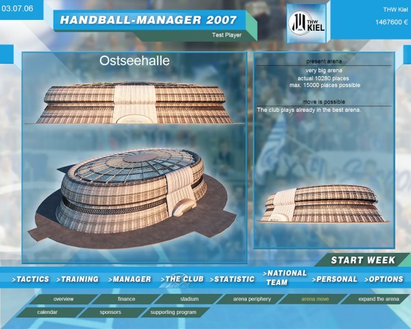 Handball Manager 2007: World Edition - screenshot 3