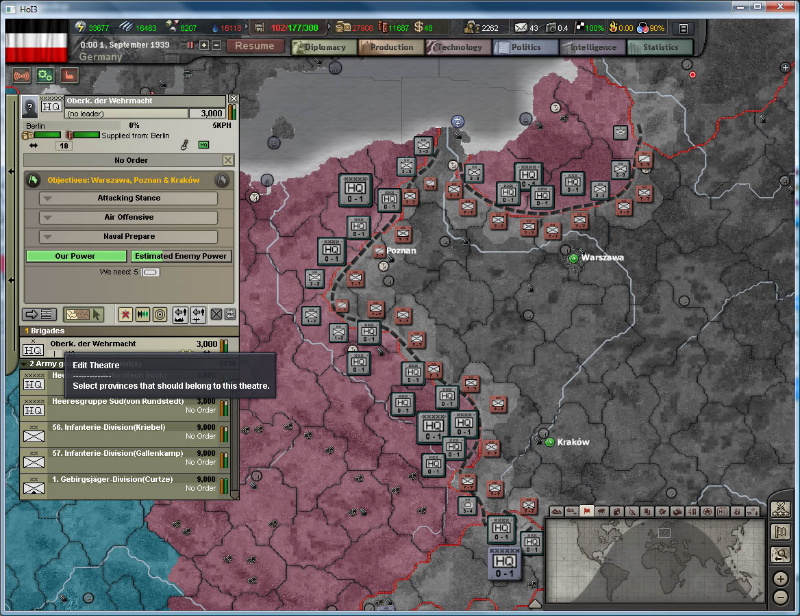 Hearts of Iron 3: Semper Fi - screenshot 1