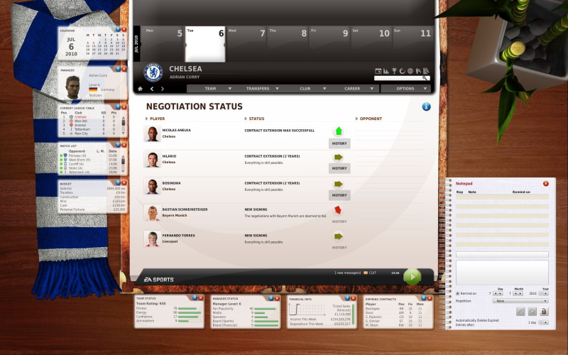 FIFA Manager 11 - screenshot 5
