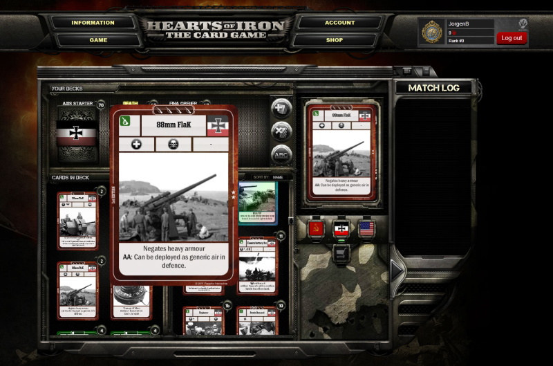 Hearts of Iron: The Card Game - screenshot 4