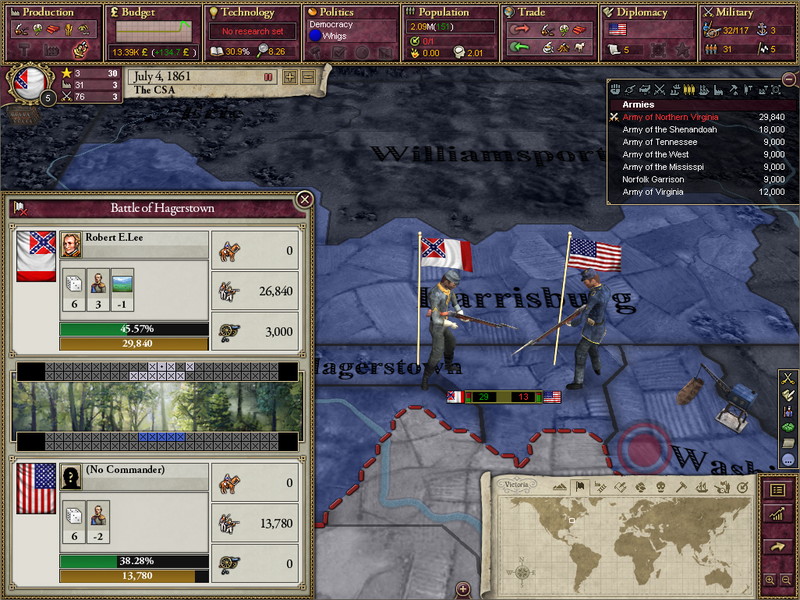 Victoria 2: A House Divided - screenshot 3