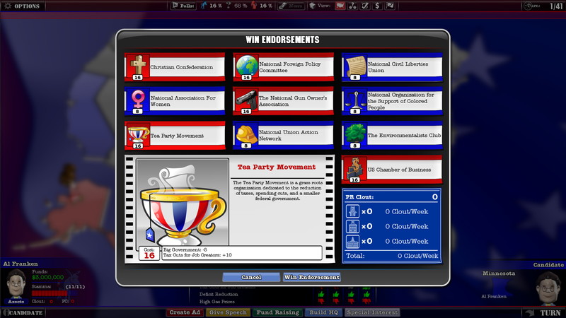 The Political Machine 2012 - screenshot 3