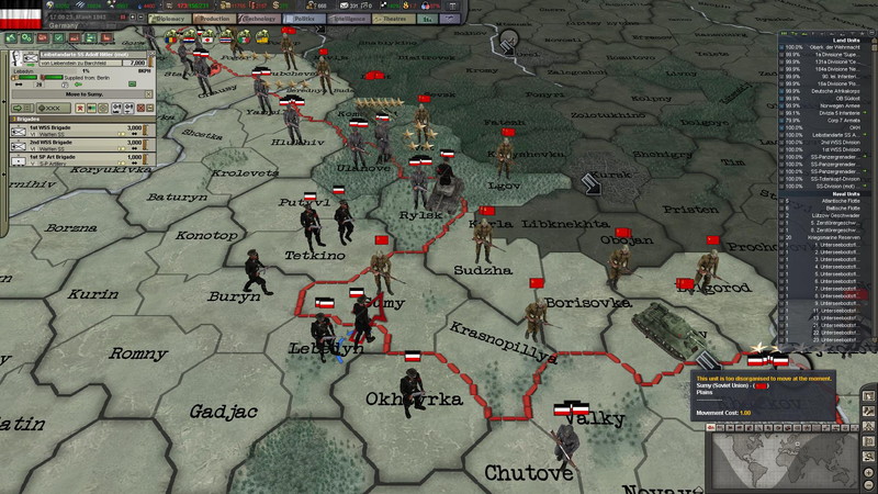 Hearts of Iron 3: Their Finest Hour - screenshot 10