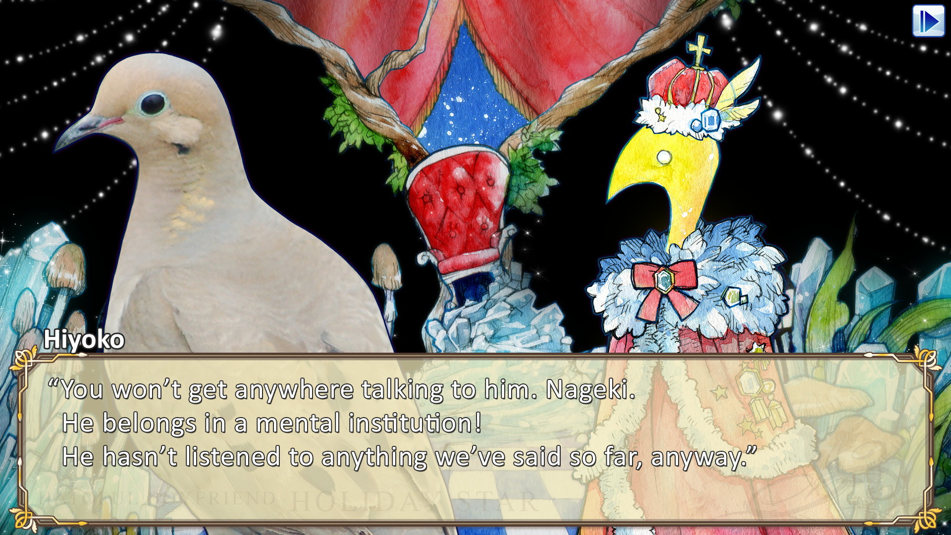 Hatoful Boyfriend: Holiday Star - screenshot 4