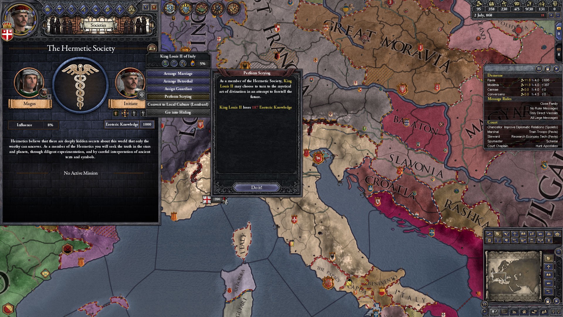 Crusader Kings II: Monks and Mystics - screenshot 5