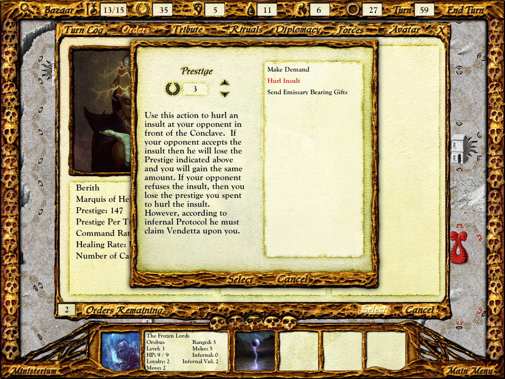 Solium Infernum: To Reign Is Worth Ambition - screenshot 15