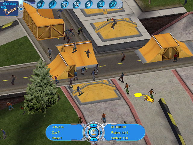 Skateboard Park Tycoon: Back in the USA 2004 - screenshot 1