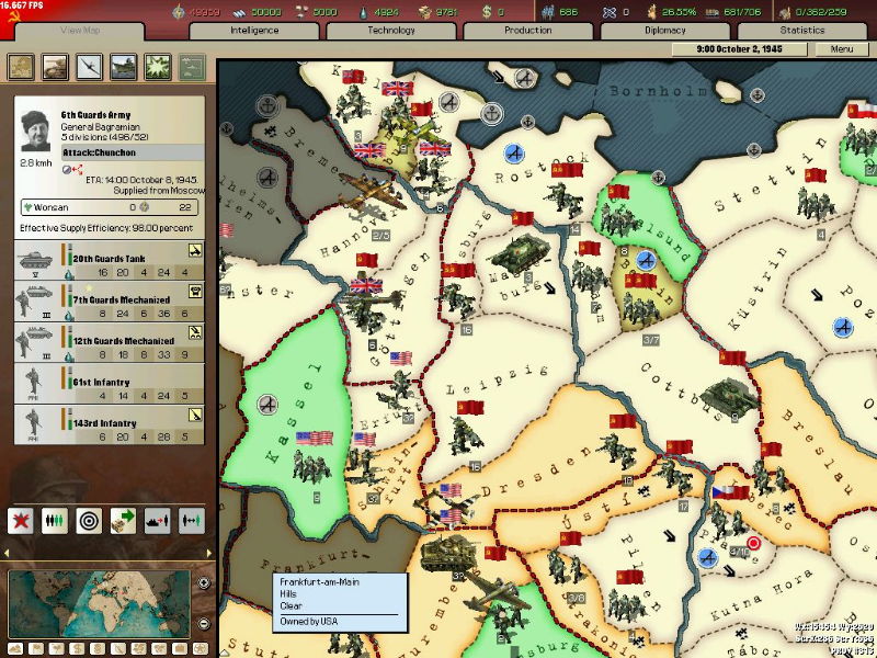 Hearts of Iron 2: Doomsday - screenshot 2