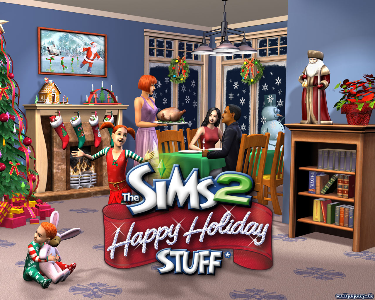 The Sims 2: Happy Holiday Stuff - wallpaper 3