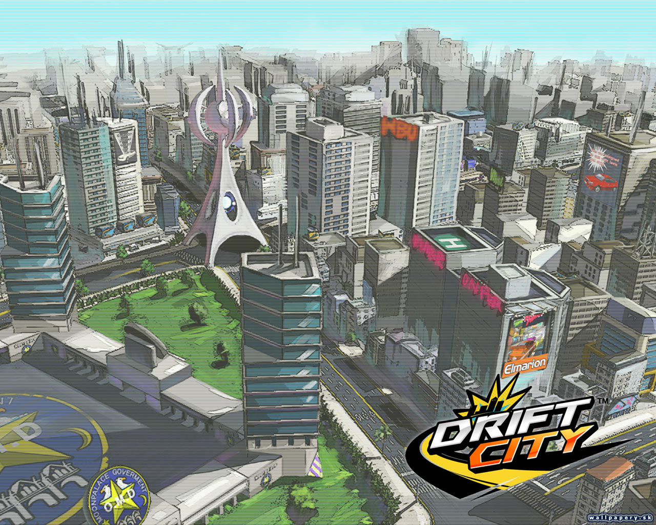 Drift City - wallpaper 11