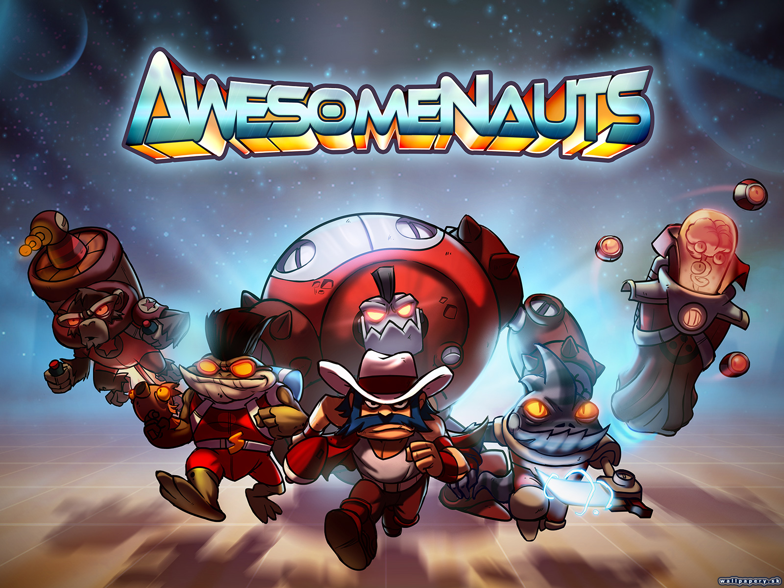 Awesomenauts - wallpaper 2