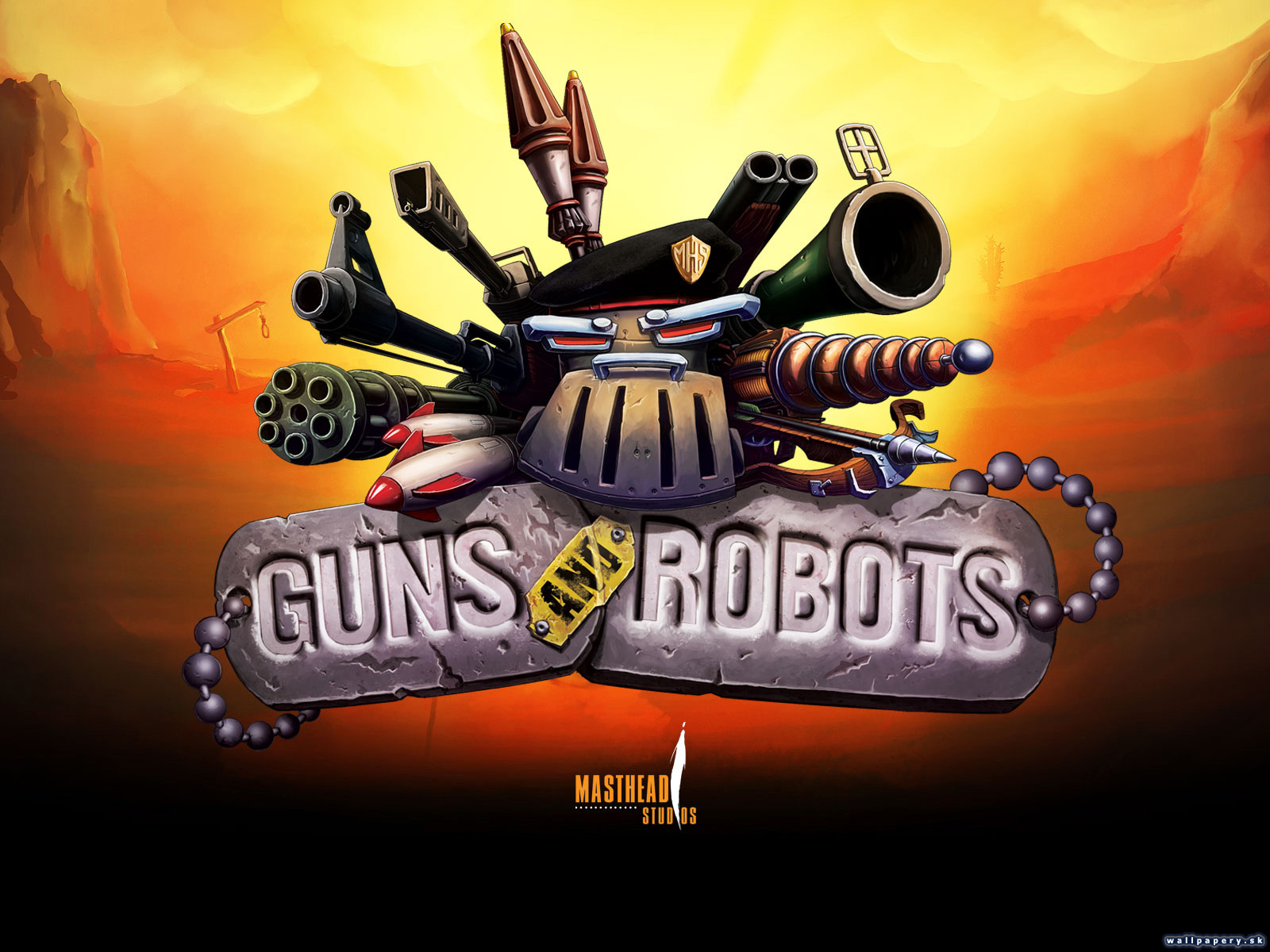 Guns and Robots - wallpaper 1