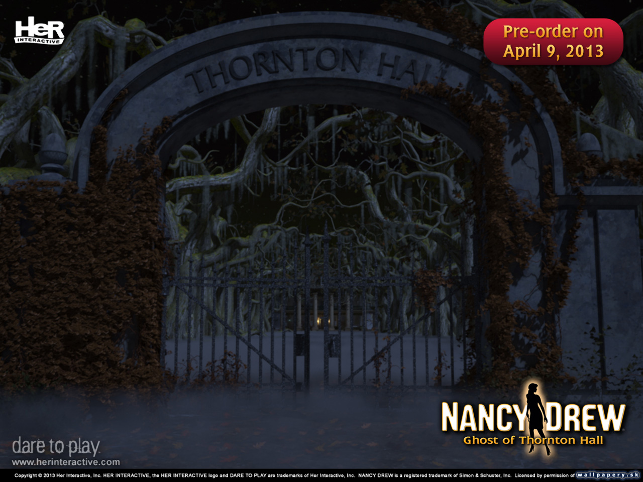 Nancy Drew: Ghost of Thornton Hall - wallpaper 2